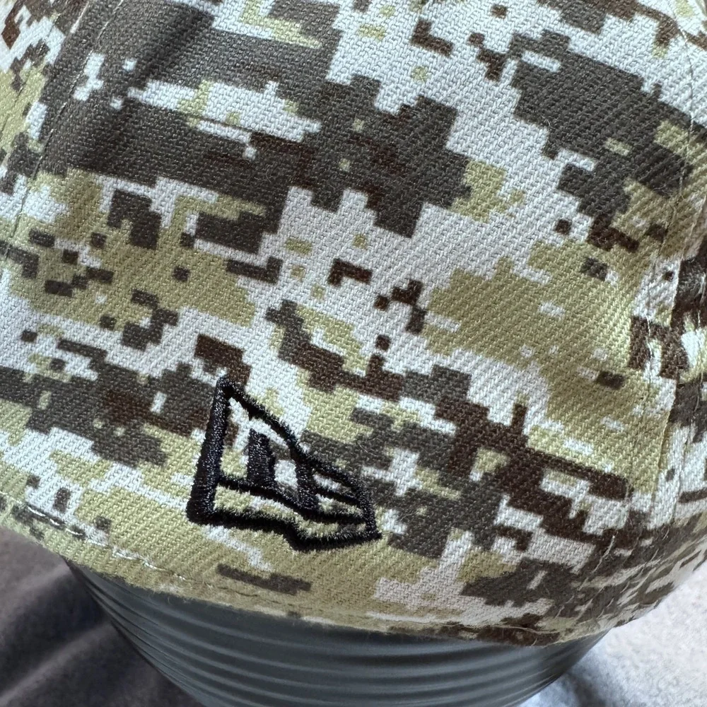 Cincinnati Bengals Hat Cap Mens Medium New Era Camo NFL Football Salute‎ Service